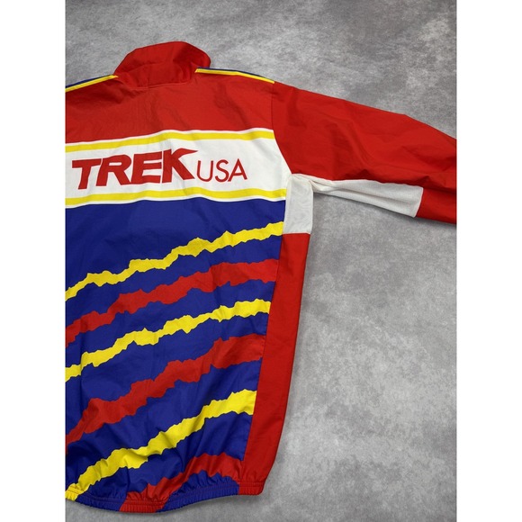 Vintage Trek Jacket Mens Large Gore-Tex Cycling Windbreaker 90s Mogul Black - Picture 15 of 15